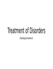 Treatment of Disorders psychoanalytic therapy and Cognitive Behavioural therapy (CBT) 1.pptx